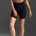 2XU Form Stash Hi-Rise Bike Short | Black / Black | Womens