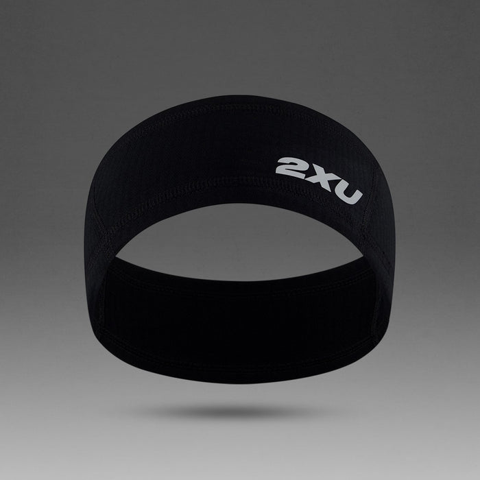 2XU Ignition Hyper-Haptic Headband | Black / Silver Reflective