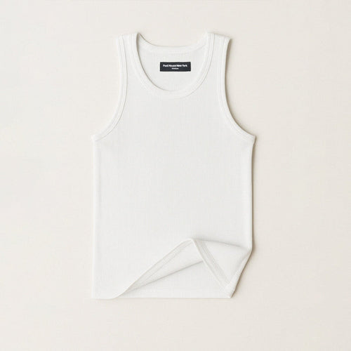 Montauk Rib Tank T-Shirt Classic White