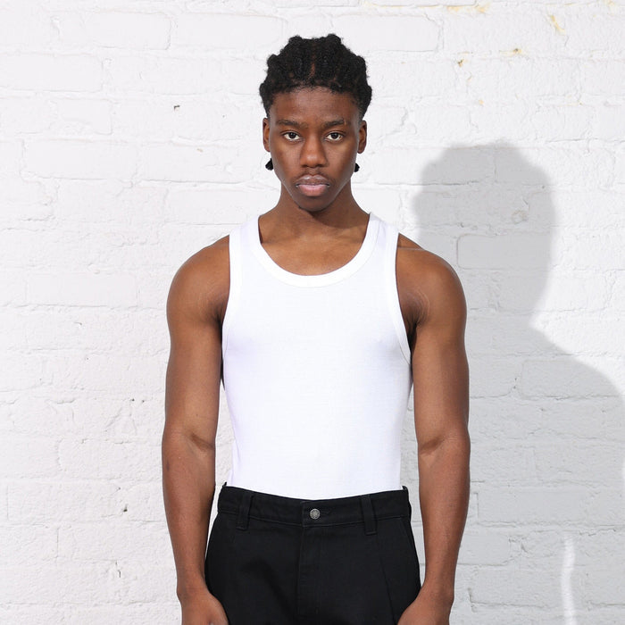 Montauk Rib Tank T-Shirt Classic White