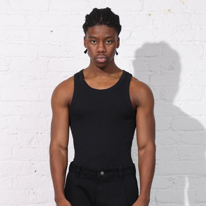 Montauk Rib Tank T-Shirt Classic Black