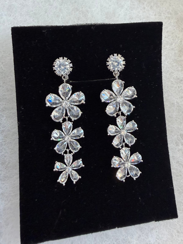 Flower Clip-On Earrings