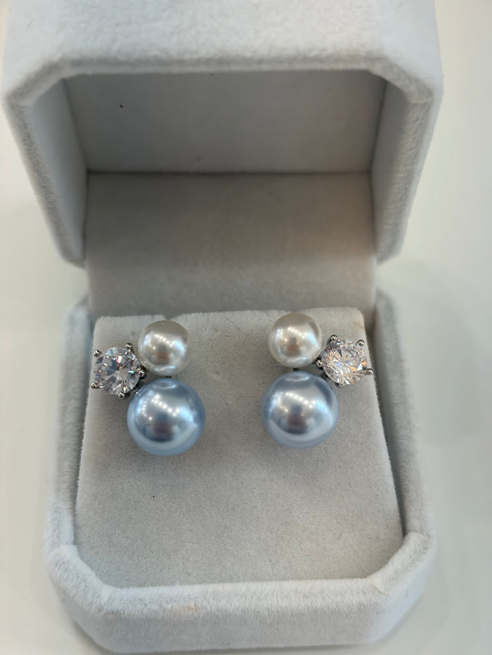 Something Blue Stud Earrings