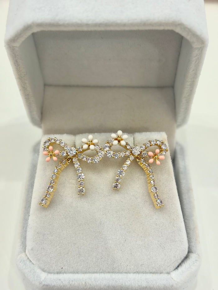 Crystaila Bow Earrings