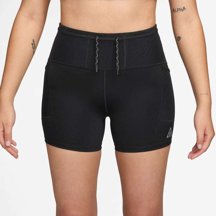 Nike ACG 4" Trail Tights | Black / Summit White | Womens