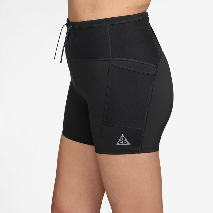 Nike ACG 4" Trail Tights | Black / Summit White | Womens