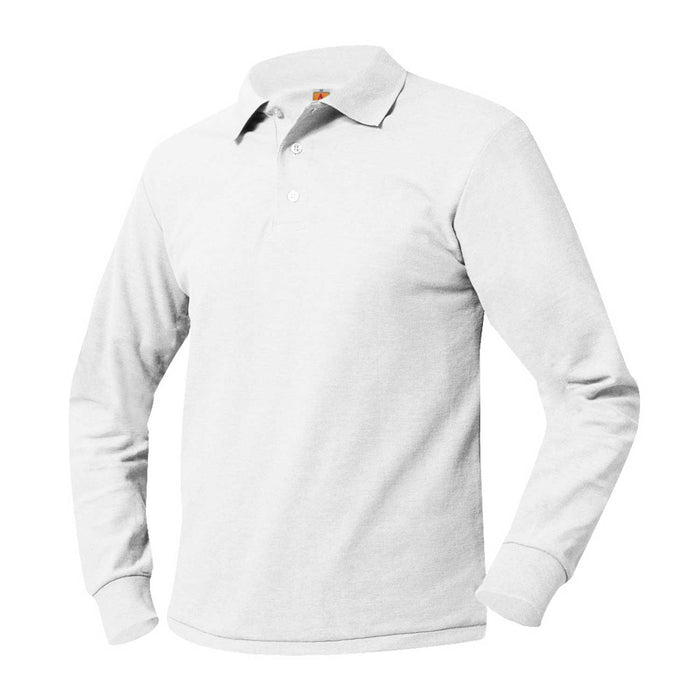 ADS LONG SLEEVE POLO WITH LOGO