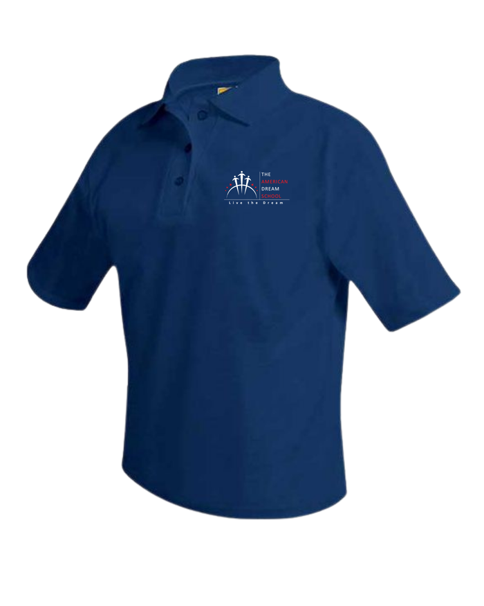 ADS SHORT SLEEVE POLO WITH LOGO