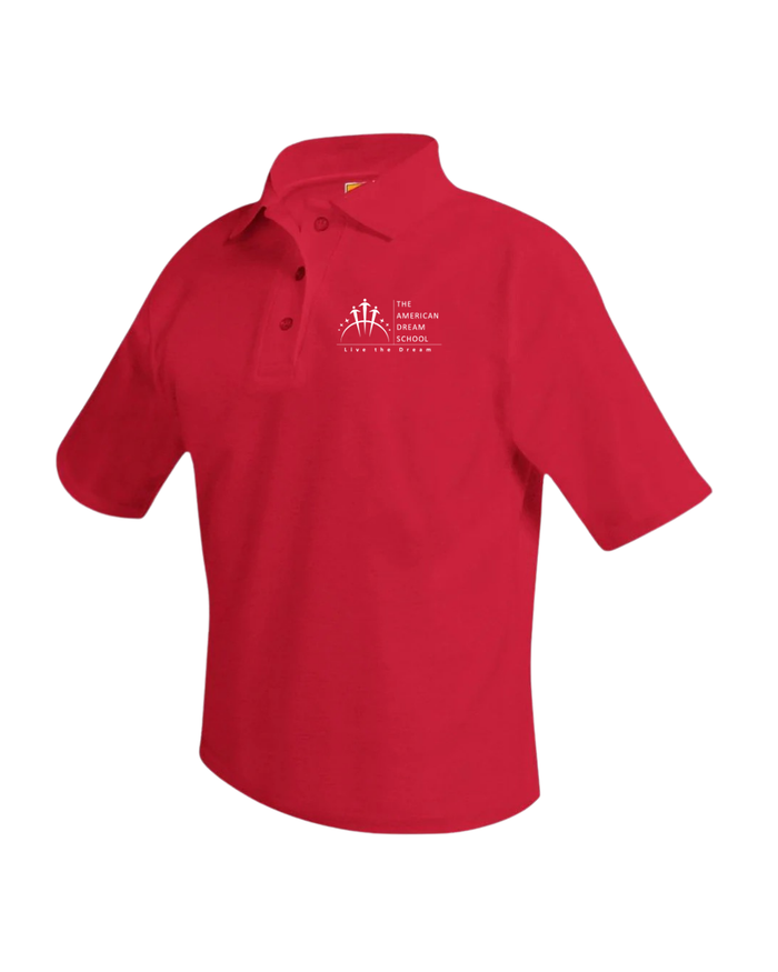 ADS SHORT SLEEVE POLO WITH LOGO