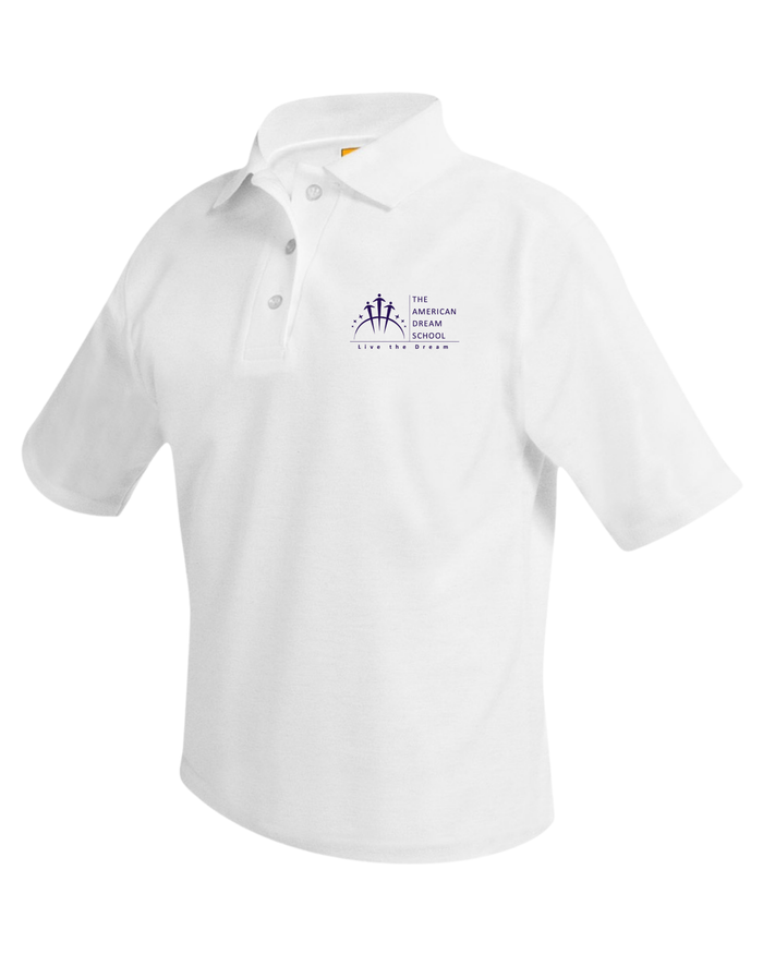 ADS SHORT SLEEVE POLO WITH LOGO