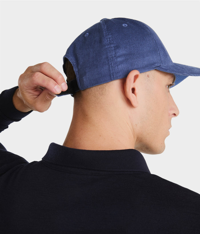 Trendy cap | Bleu vintage | casquette en velour côtelé unisex | | Horse Pilot