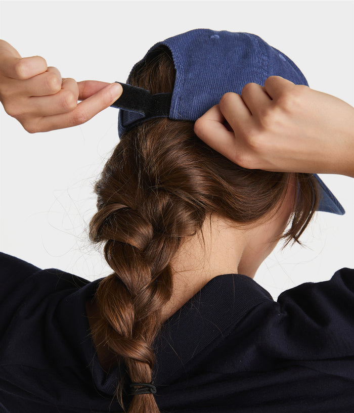 Trendy cap | Bleu vintage | casquette en velour côtelé unisex | | Horse Pilot