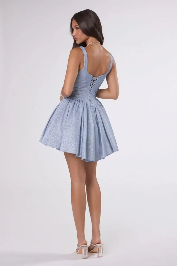 Amoris T738 Fit & Flare Mini Dress