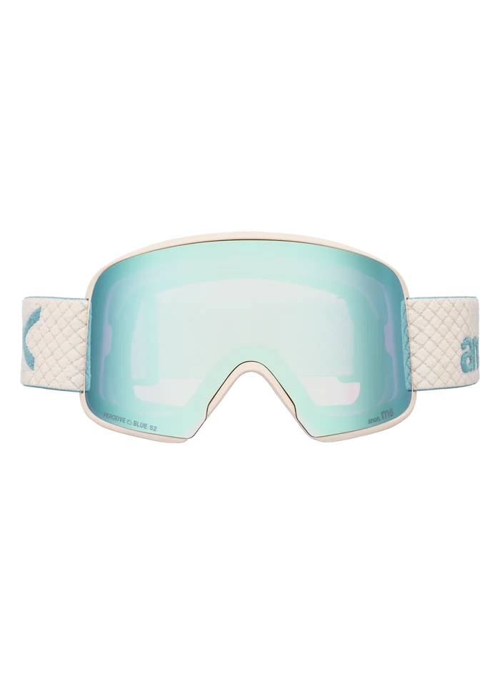 Product image of Anon M6 Goggles[Variant:Frame: Oat, Lens: Perceive Variable Blue (21% / S2), Spare Lens: Perceive Cloudy Pink (53% / S1)]