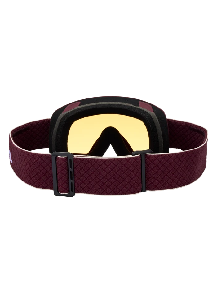 Product image of Anon M6S Goggles[Variant:Frame: Deep Cherry, Lens: Perceive Cloudy Pink (53% / S1), Spare Lens: Perceive Variable Blue (21% / S2)]