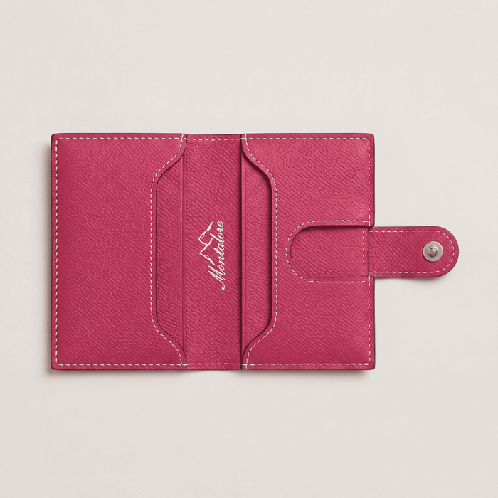 Atlas Card Holder - Rose Pink