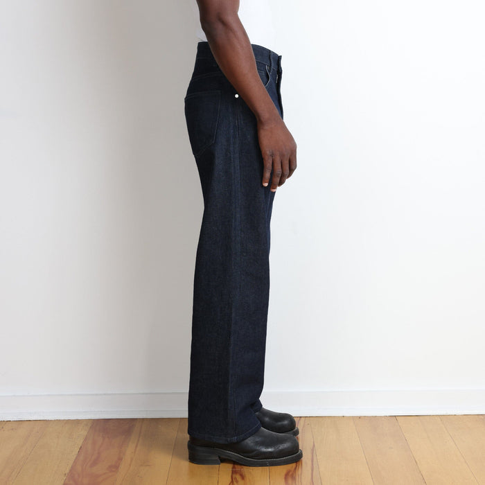 Austin Jeans | Classic Straight-Leg Raw Indigo (Tonal)