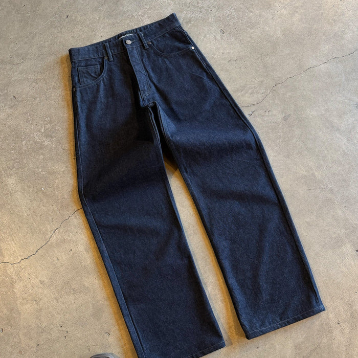 Austin Jeans | Classic Straight-Leg Raw Indigo (Tonal)