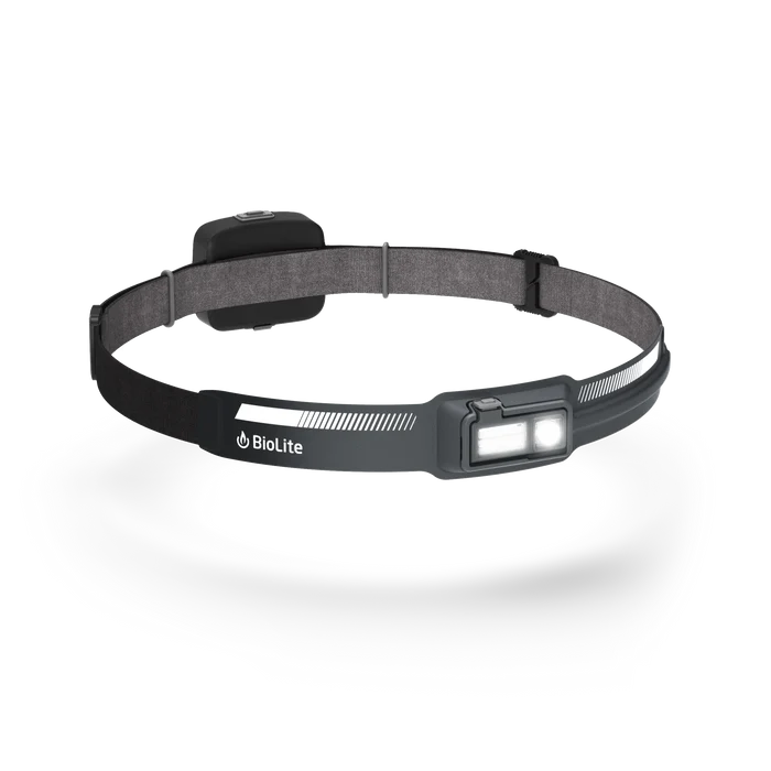 BioLite Dash 450 Rechargeable Headlamp | Midnight Grey
