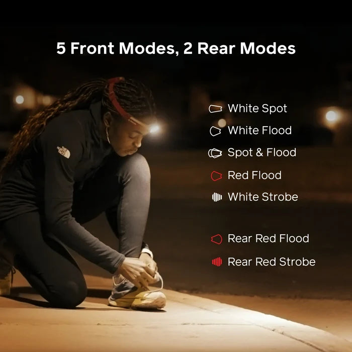 BioLite Dash 450 Rechargeable Headlamp | Midnight Grey