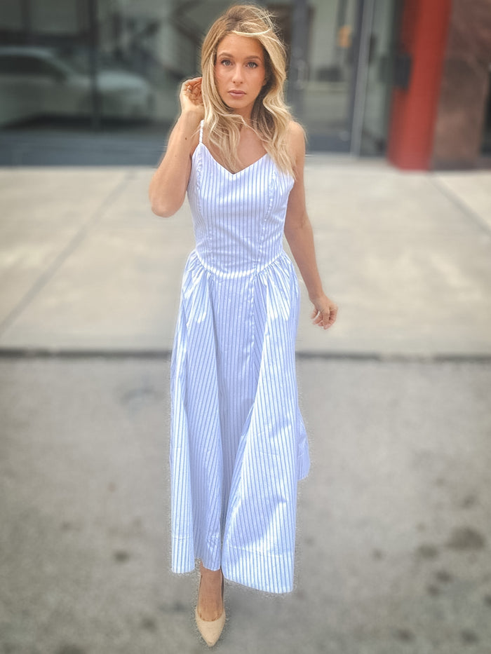 Bishop + Young Taylor Poplin Stripe Dress