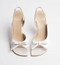 Black Bow Slingback Kitten Heels – Minimal