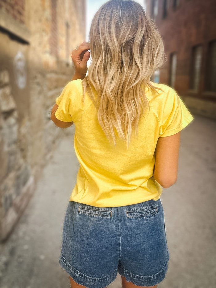Bobi Soft Sculpt Cap Sleeve Tee