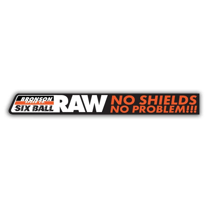 Bronson 6-Ball RAW Skateboard Bearings