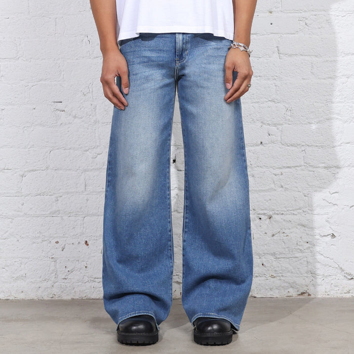 The Brooklyn Dad Jeans | Relaxed, Wide-Leg Laguna Blue
