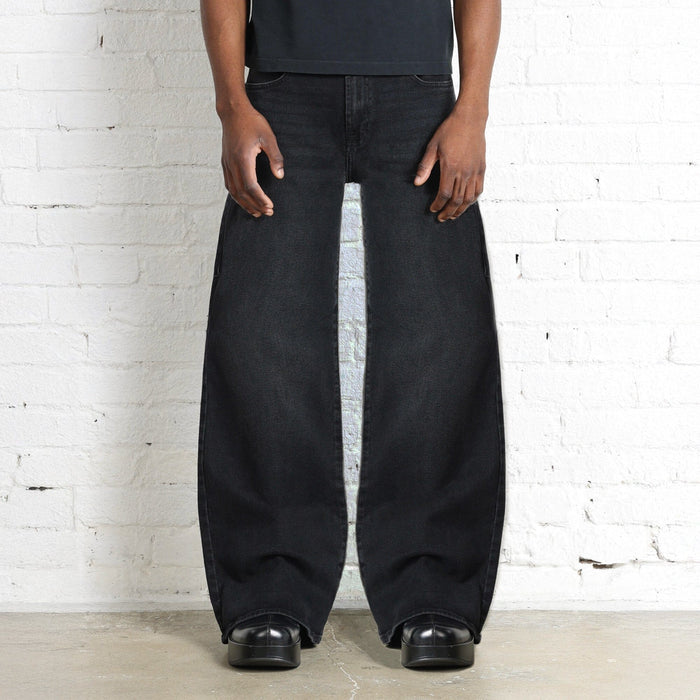 The Brooklyn Dad Jeans | Relaxed, Wide-Leg Vintage Black