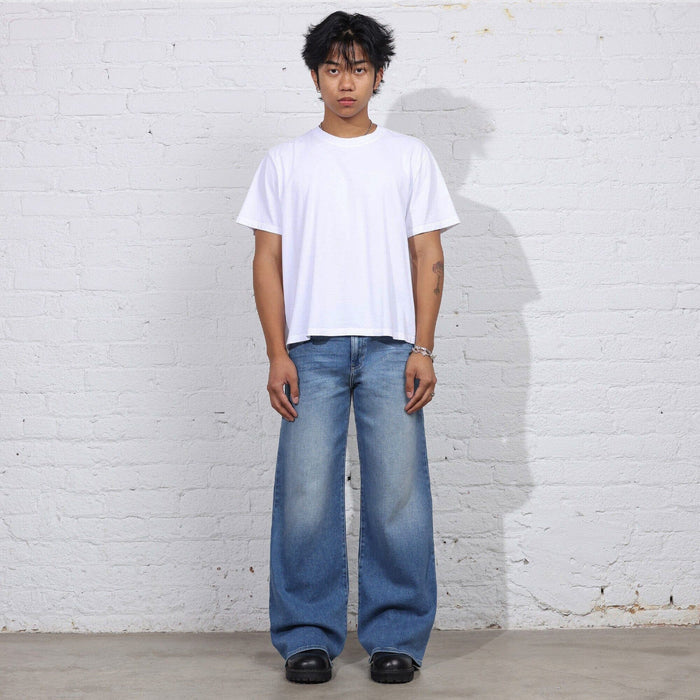 The Brooklyn Dad Jeans | Relaxed, Wide-Leg Laguna Blue
