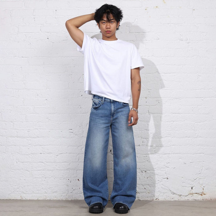 The Brooklyn Dad Jeans | Relaxed, Wide-Leg Laguna Blue