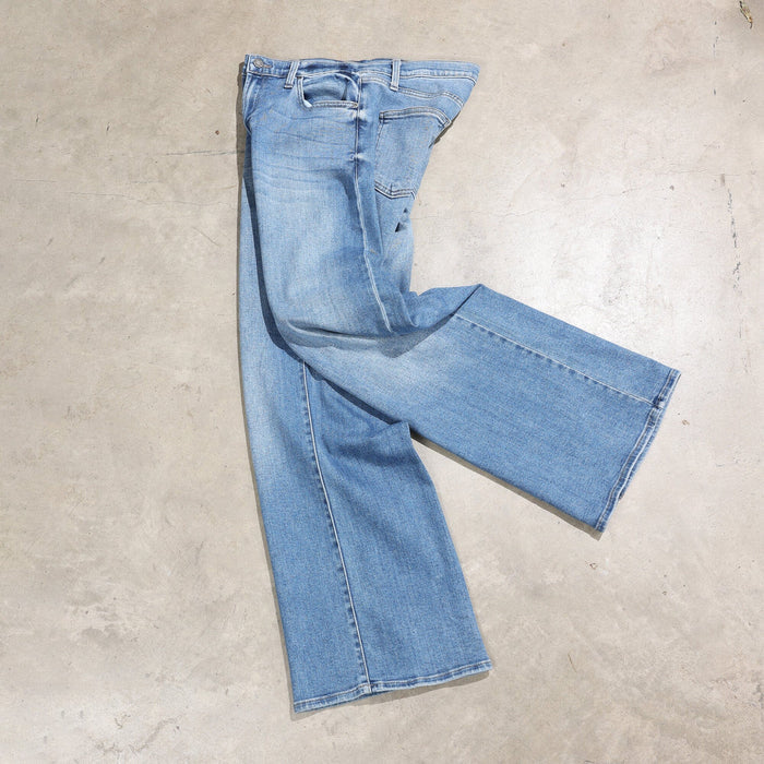 The Brooklyn Dad Jeans | Relaxed, Wide-Leg Laguna Blue