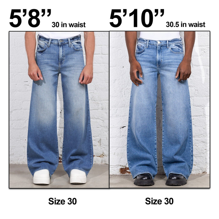 The Brooklyn Dad Jeans Laguna Blue