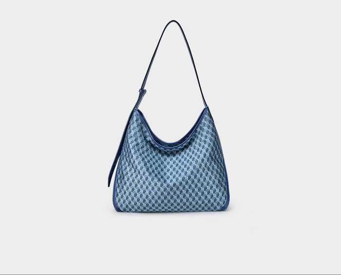 Brown Monogram Crescent Shoulder Bag – DISSONA