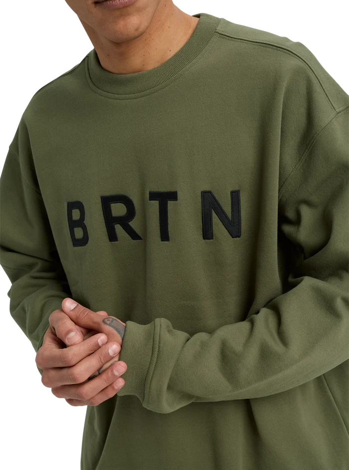 Product image of Burton BRTN Crewneck Sweatshirt[Variant:Forest Moss]