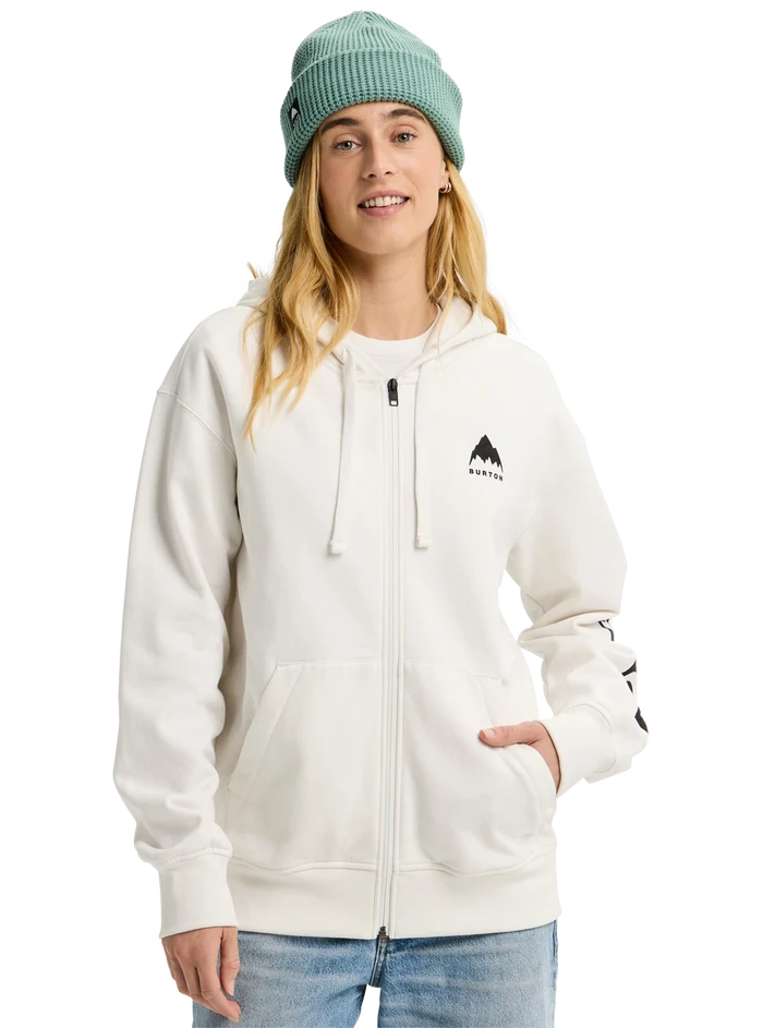 Product image of Burton Elite Full-Zip Hoodie[Variant:Stout White]