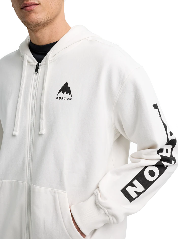 Product image of Burton Elite Full-Zip Hoodie[Variant:Stout White]