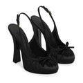 Champagne Satin Slingback Heels – Ballet