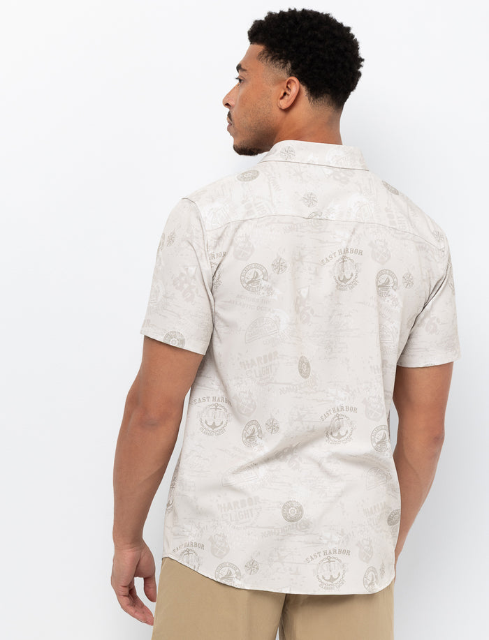Chemise à motif à poche