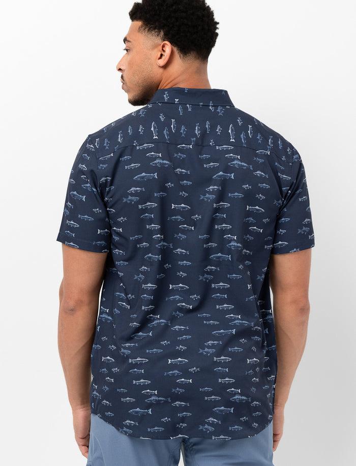 Chemise à motif à poche