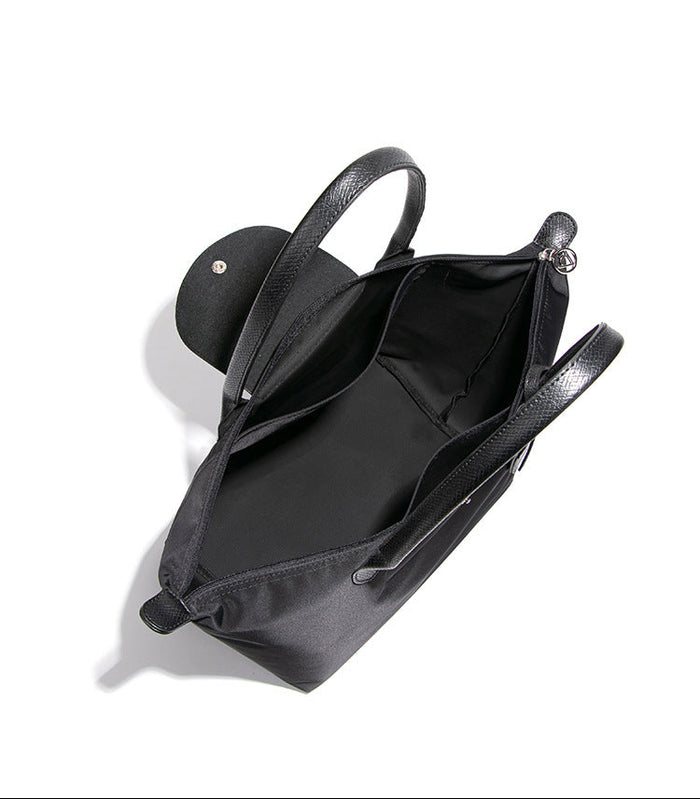 Classic Leather Tote Bag – NOIR