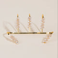 crystal cluster multi-finger ring – Acham