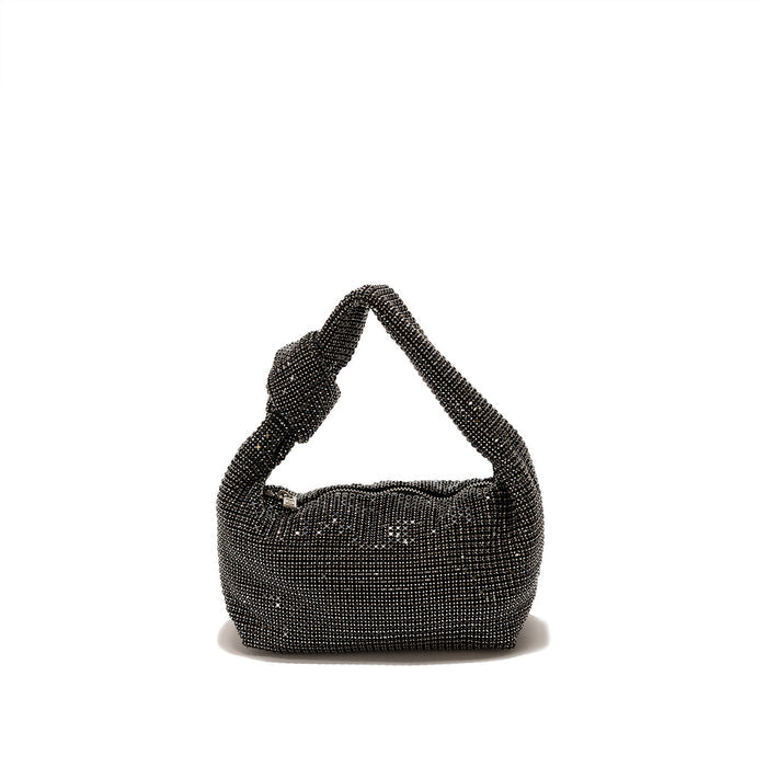 Crystal Mesh Knot Shoulder Bag – NOIRÉLLE