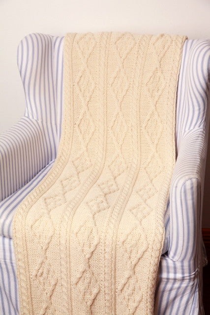 Diamond Knit Throw