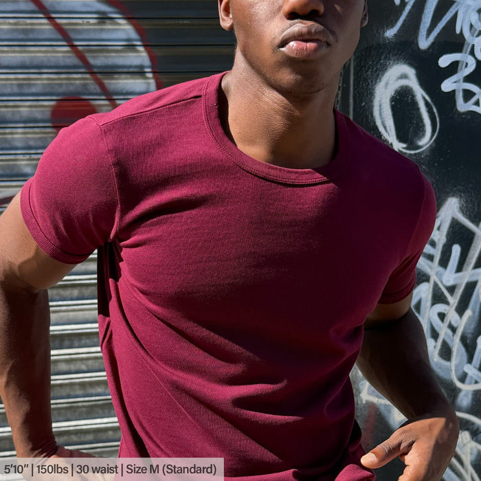 Diego Muscle Tee | Heavyweight | 13.5oz T-Shirt Burgundy