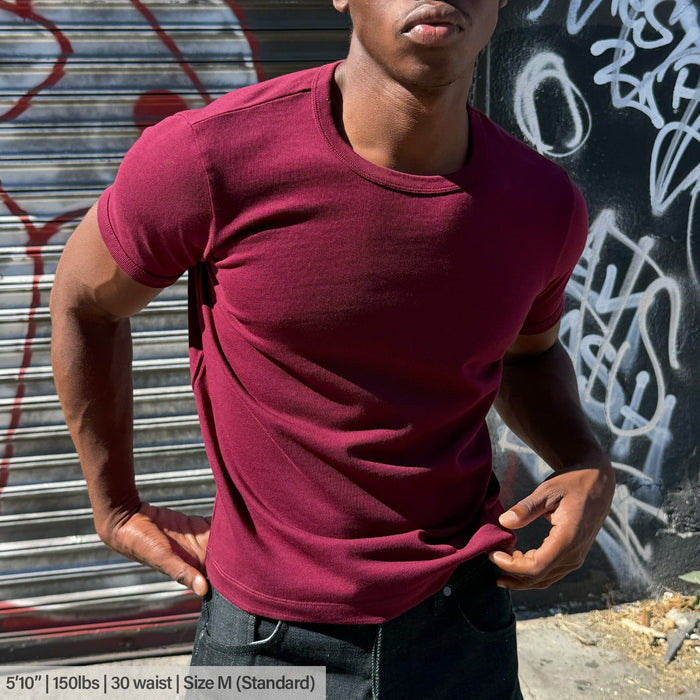 Diego Muscle Tee | Heavyweight | 13.5oz T-Shirt Burgundy