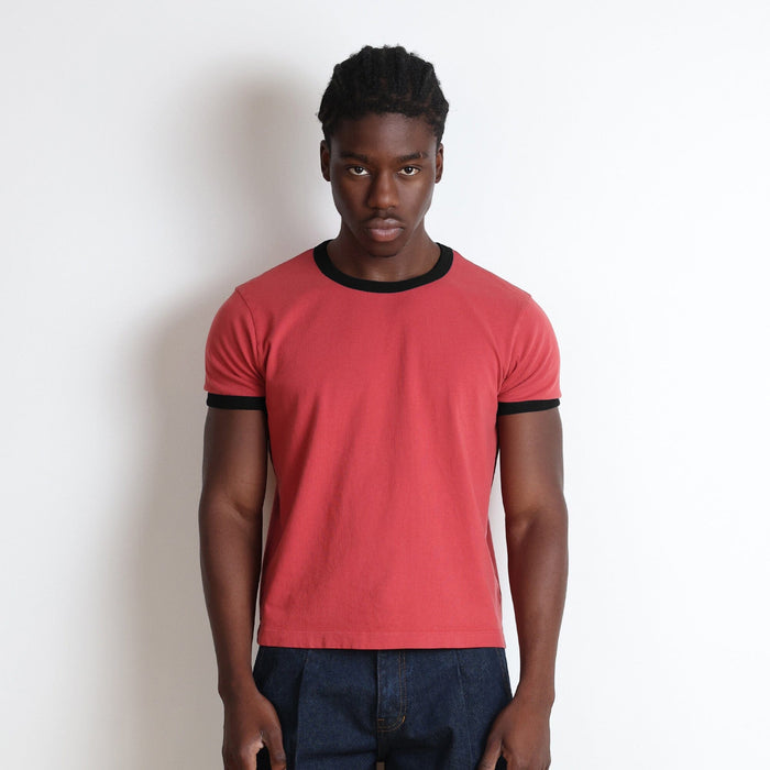 Diego Muscle Tee | Ringer T-Shirt PH Red | Black