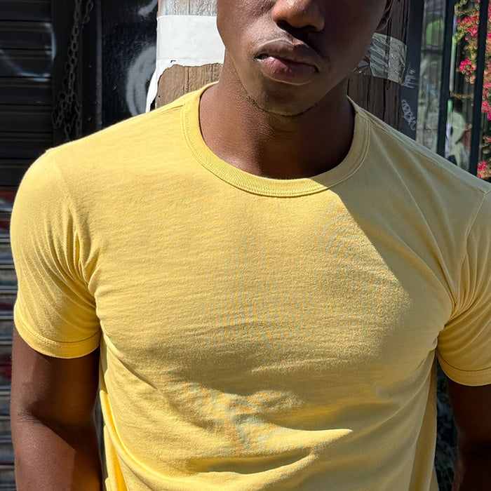 Diego Muscle Tee T-Shirt Butter Yellow