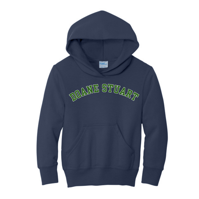 DOANE STUART PULLOVER HOODED SWEATSHIRT-WITH LOGO- FINAL SALE